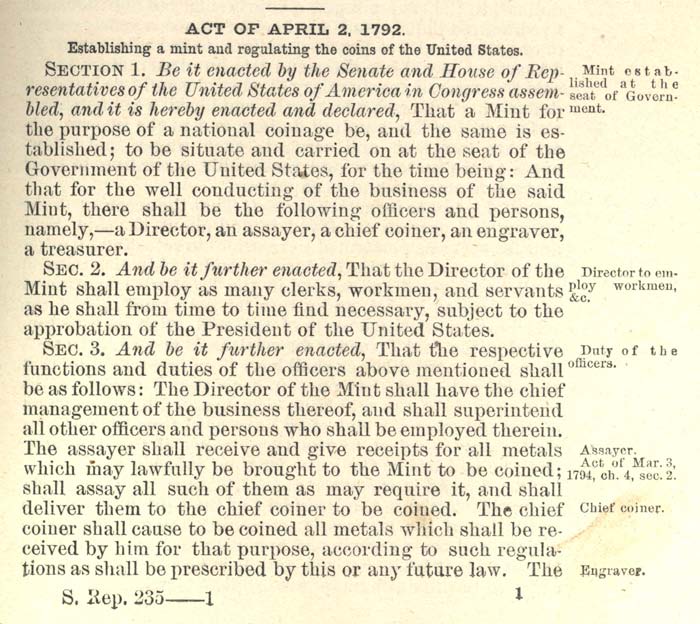 Full-Annotated-Text-Of-The-Coinage-Act-Of-1792-Establishing-The-US-Mint
